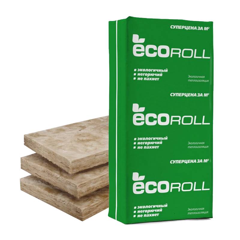 Теплоизоляция EcoRoll Плита 040 1230х610х50 мм